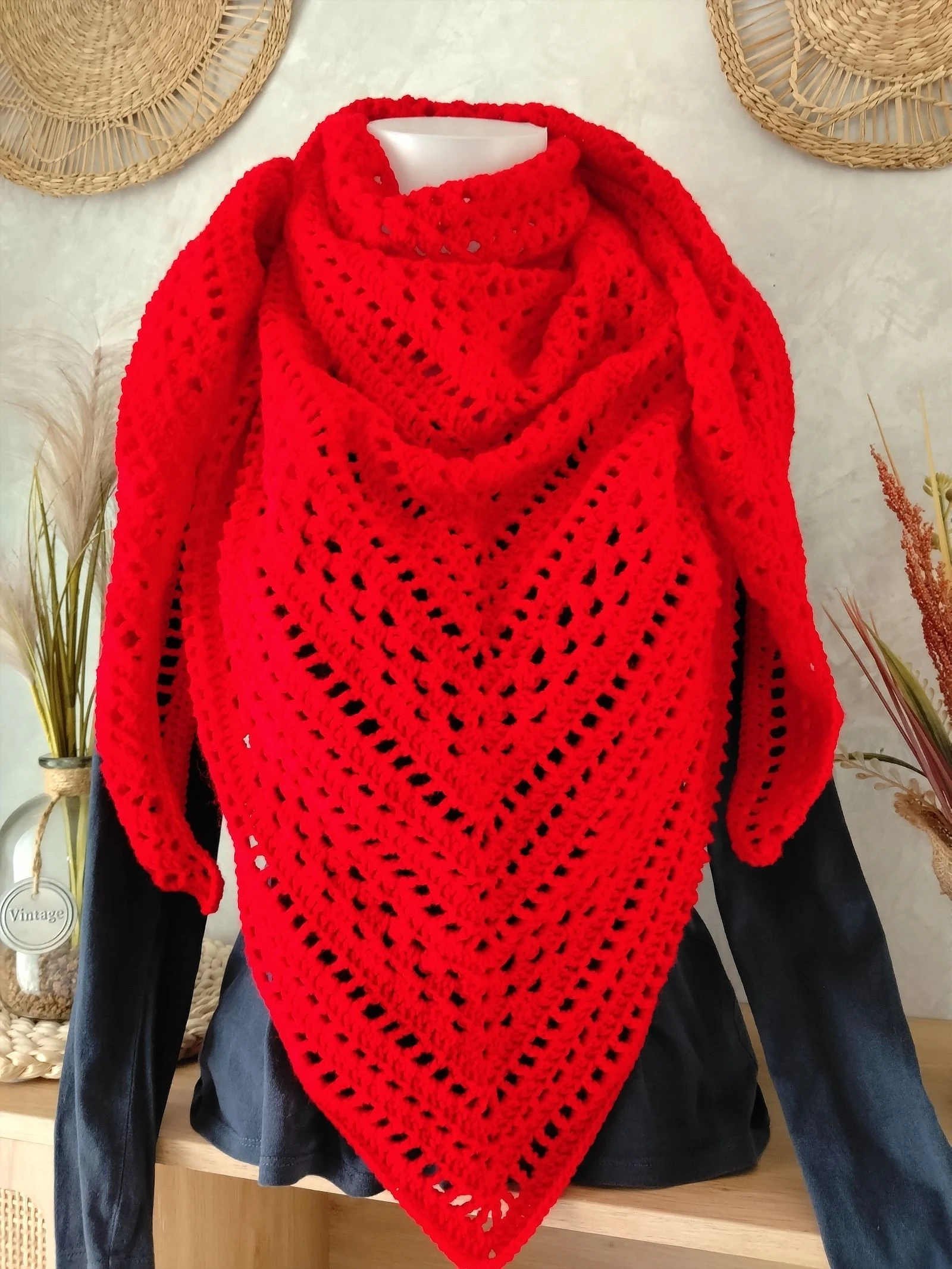 Xale vermelho macio – photo 6